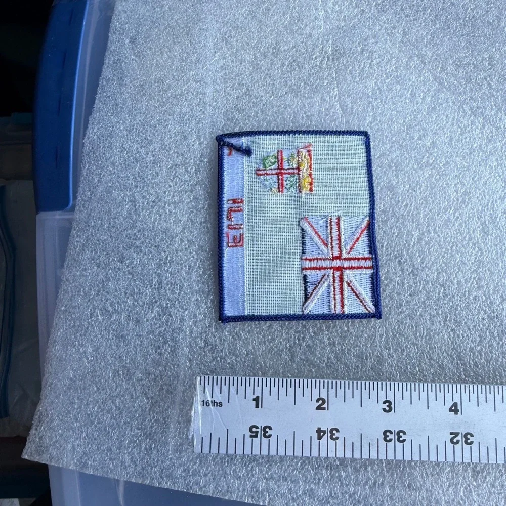 Fiji Flag Patch Souvenir Emblem Sew On Iron On Collectible‎